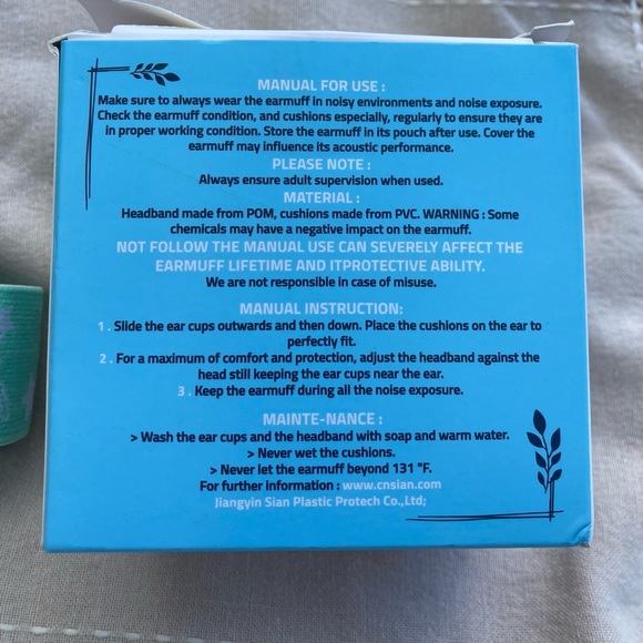 LYSIAN BABY EARMUFFS, NOISY ENVIRONMENTS, HEADBAND, KIDS, TODDLERS, MOM’S, KIDS - Picture 6 of 10